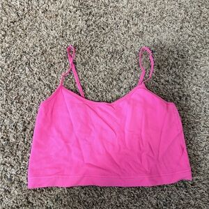 Garage Bright Pink Spaghetti Strap Top